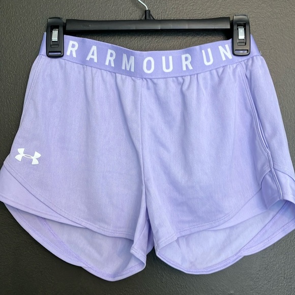 Under Armour Lavender Purple Athletic Running Short - Picture 1 of 6